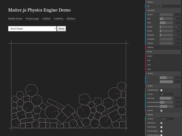 Matter.js – 你不能错过的 2D 物理引擎